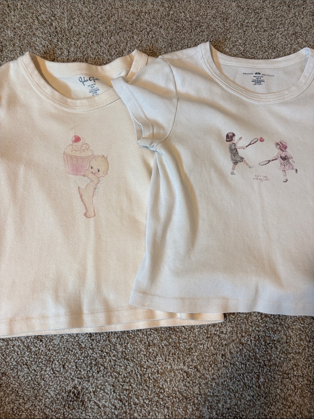 Brandy Melville Kids Top and John Galts T Shirt Bundle